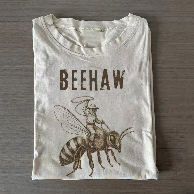Funny Beekeeper Beehaw T-shirt