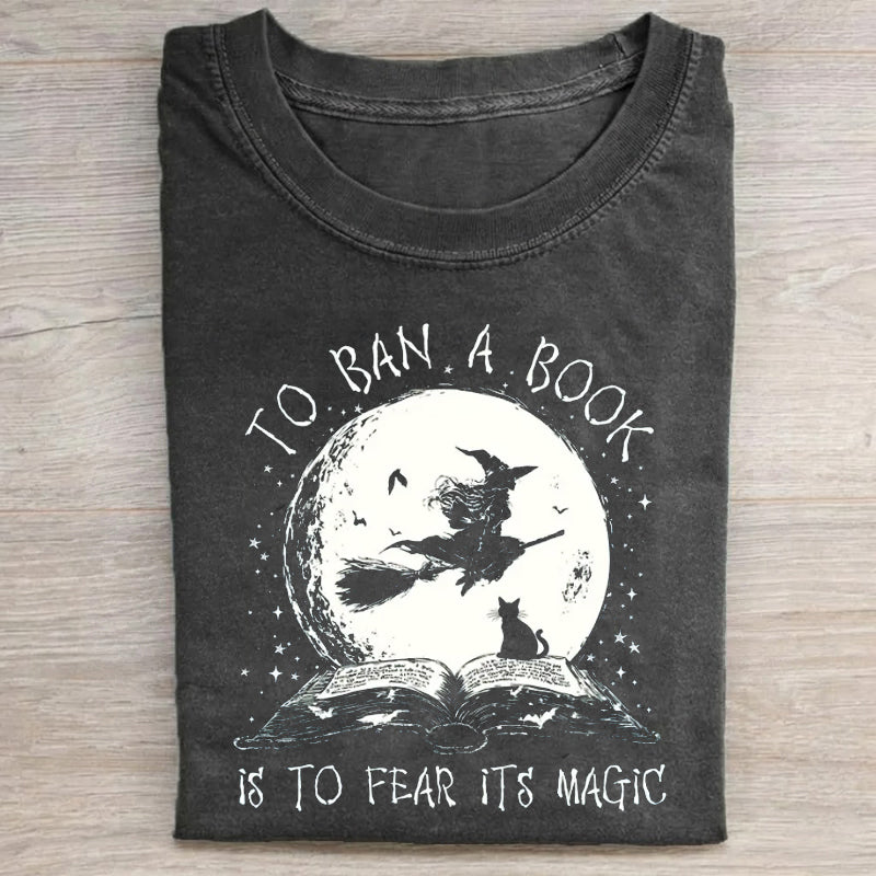 Halloween Witch Book T-shirt