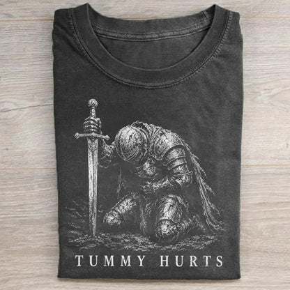 Tummy Hurts Knight Funny Dark Fantasy T-shirt/Sweatshirt