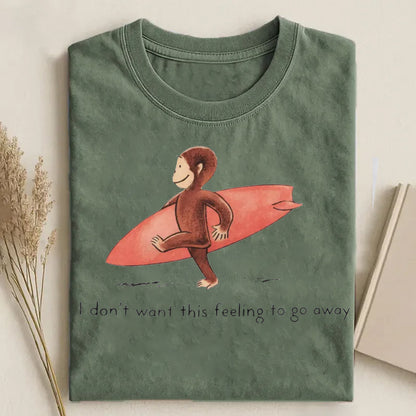 Vintage Surfer Monkey T-shirt