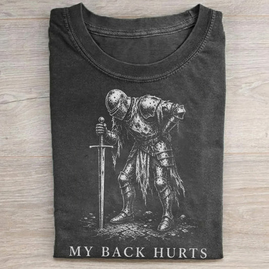 Back Hurts Knight T-shirt