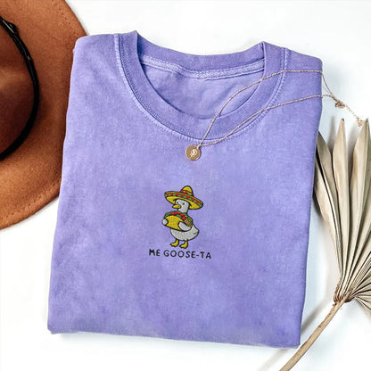 Mexican Goose Embroidered T-Shirt