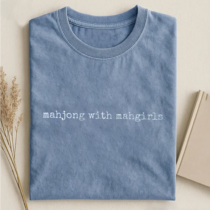 Mahjong with Mahgirls T-shirt