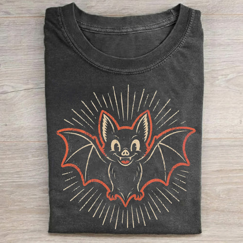 Retro Bat Spooky Season T-shirt