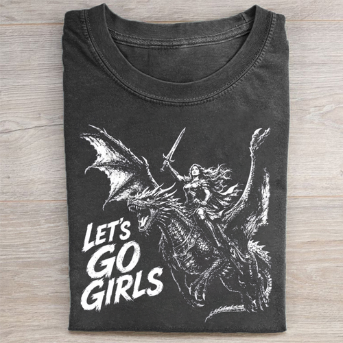 Warrior Woman Dragon Rider T-shirt