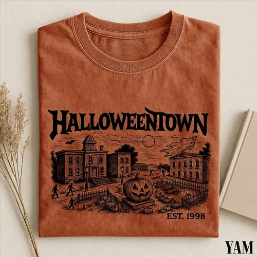 Spooky Town Graphic T-shirt