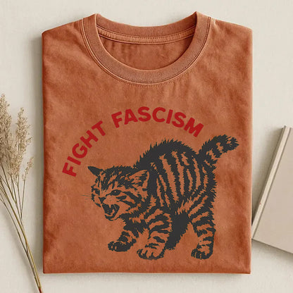 Vintage Tabby Cat Resist T-shirt