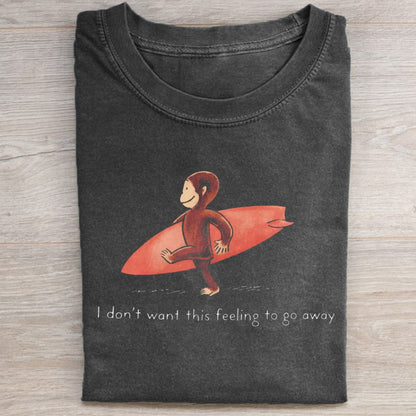 Vintage Surfer Monkey T-shirt
