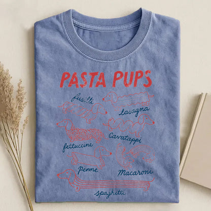 Pasta Pups Funny Dachshund Spagetti T-shirt