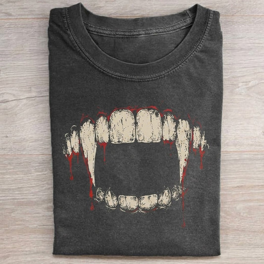 Vintage Vampire Graphic T-shirt