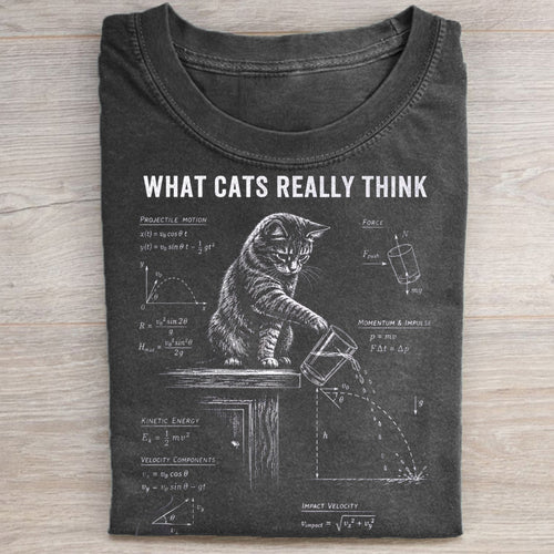 Funny Cat Physics T-shirt