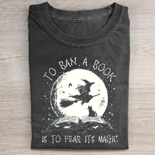 Halloween Witch Book T-shirt