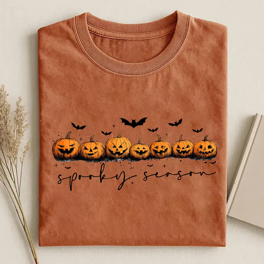 Spooky Season Pumpkins Halloween T-shirt