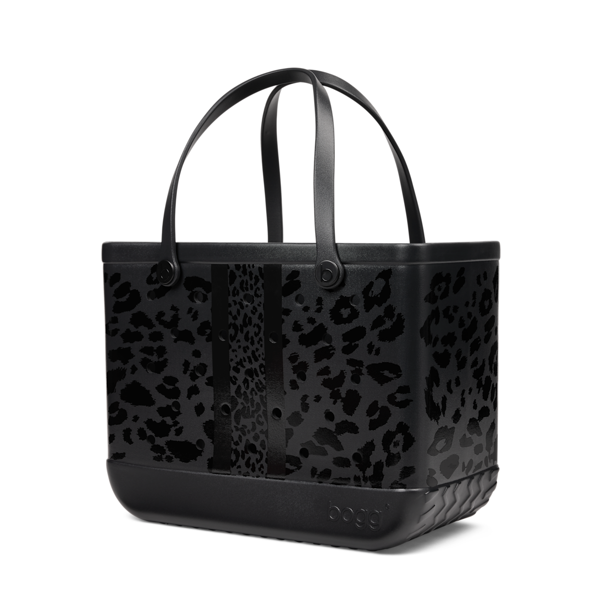 Original Bogg Bag - Black Onyx Leopard Lux