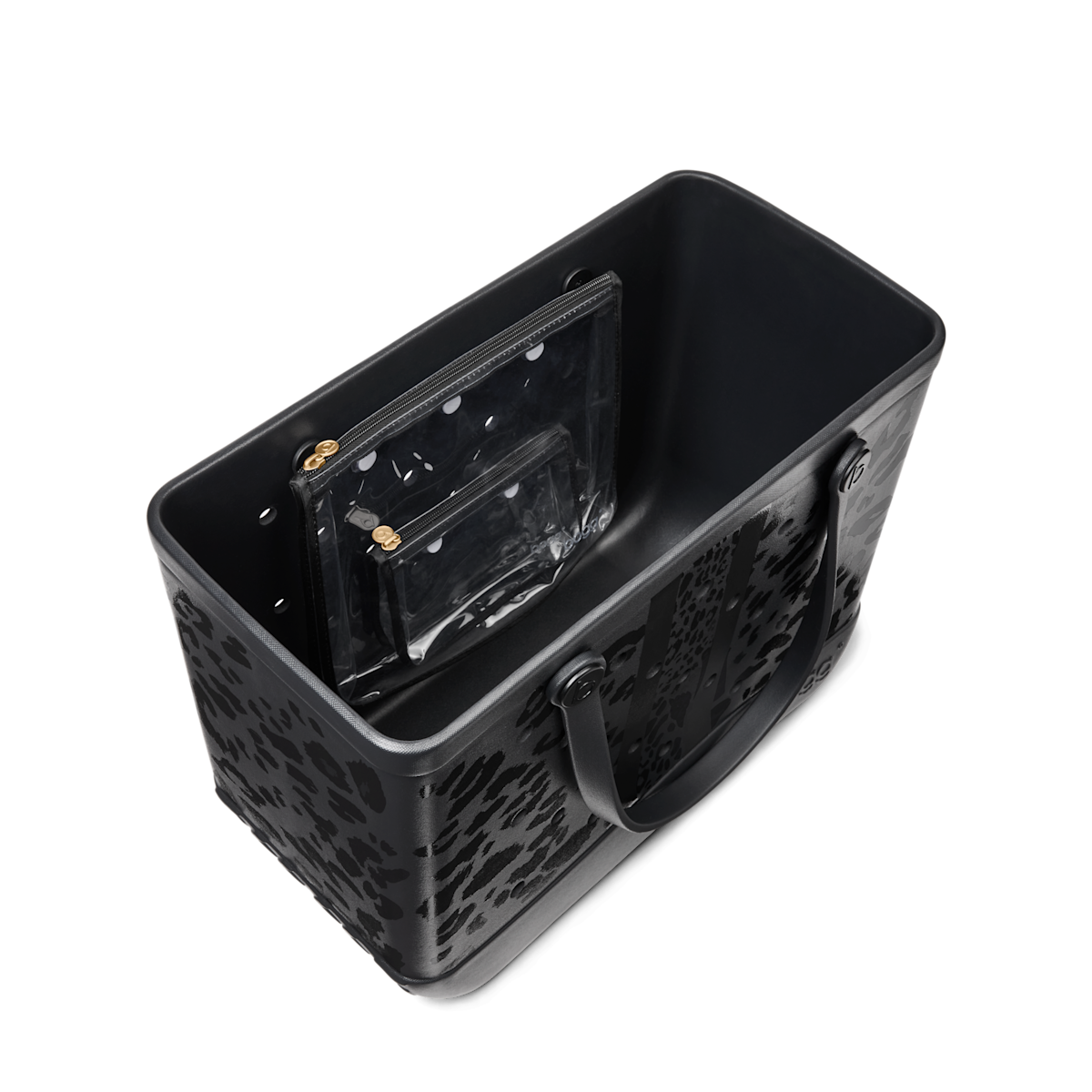 Original Bogg Bag - Black Onyx Leopard Lux