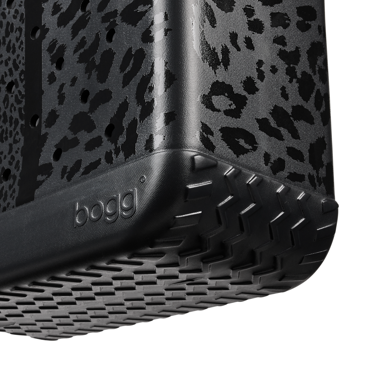 Original Bogg Bag - Black Onyx Leopard Lux
