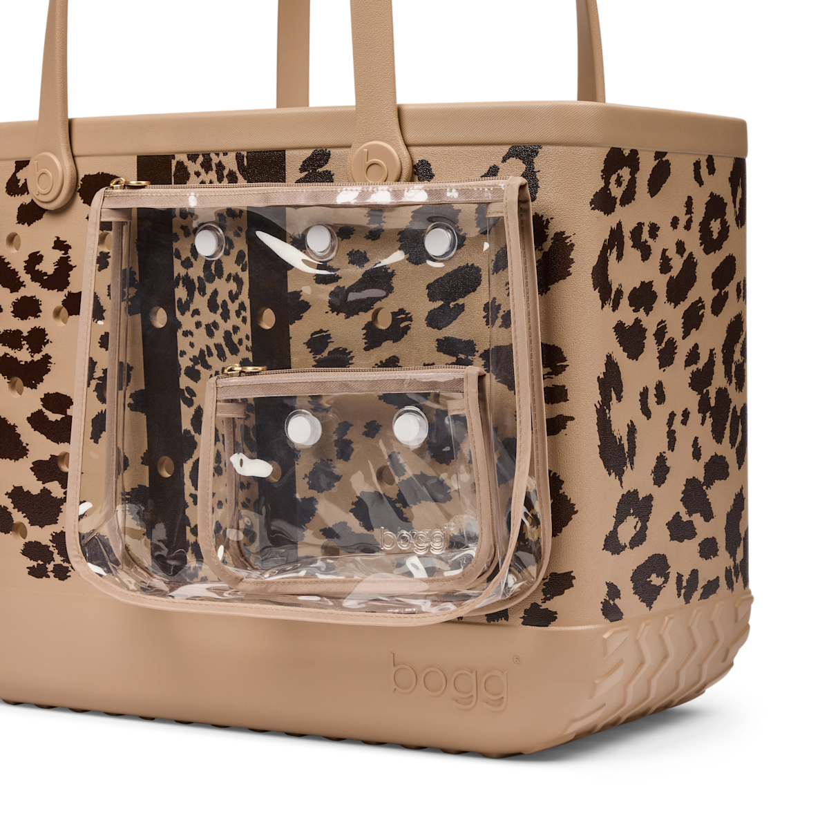 Original Bogg Bag - Camel/ Hot Cocoa Leopard Lux