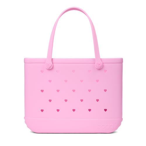 Original Bogg Bag - Cut Out Heart Pink Taffy