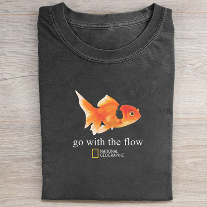 Go With The Flow Goldfish T-shirt